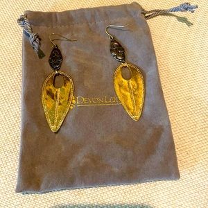 New never worn Devon Leigh earrings